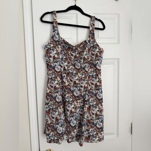 Abercrombie and fitch women’s square neck floral dress